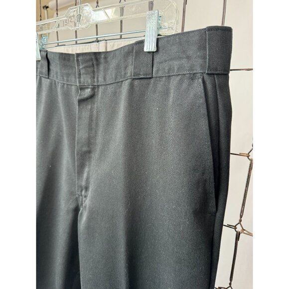 Dickies Mens Classic Black Work Pants 36x29 65% Polyester 35% Cotton Durable Mad - Picture 12 of 16